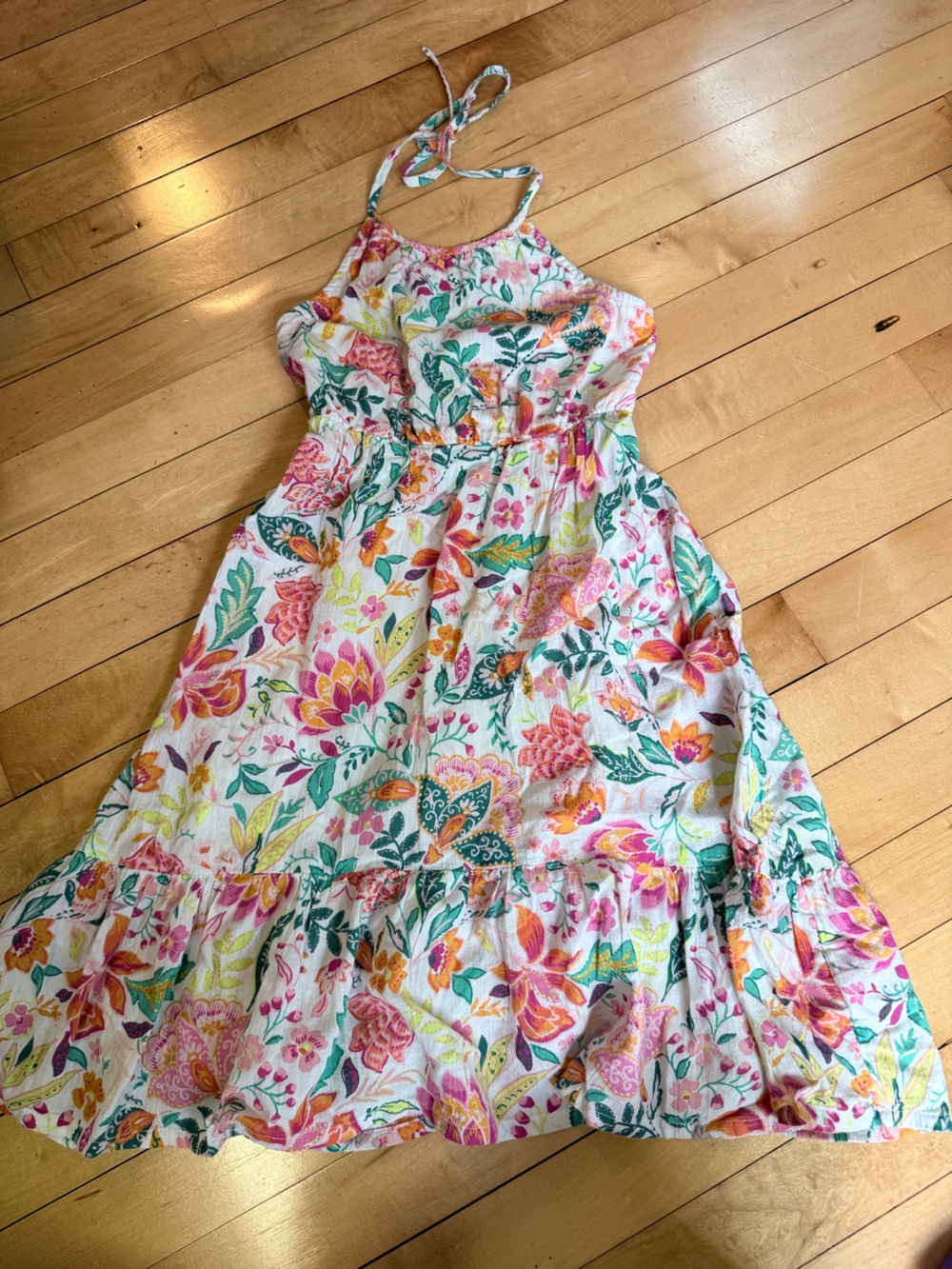 Old Navy Floral Halter Dress